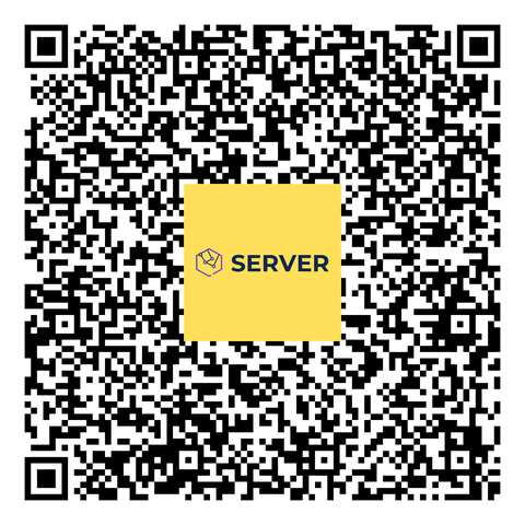 QR code with the SERVER business card